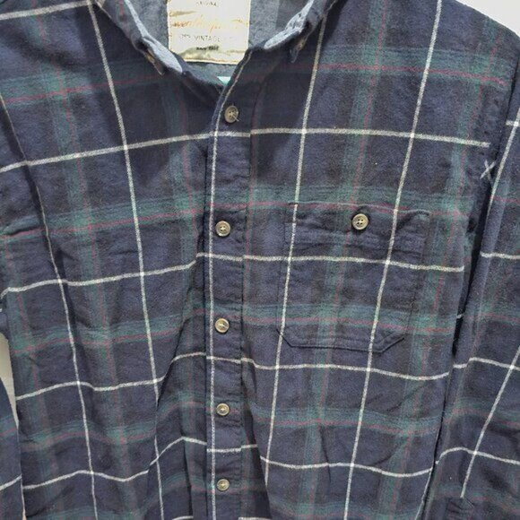 Original Weatherproof Vintage FLANNEL Long Sleeve Casual Button Shirt - Small - Picture 1 of 11